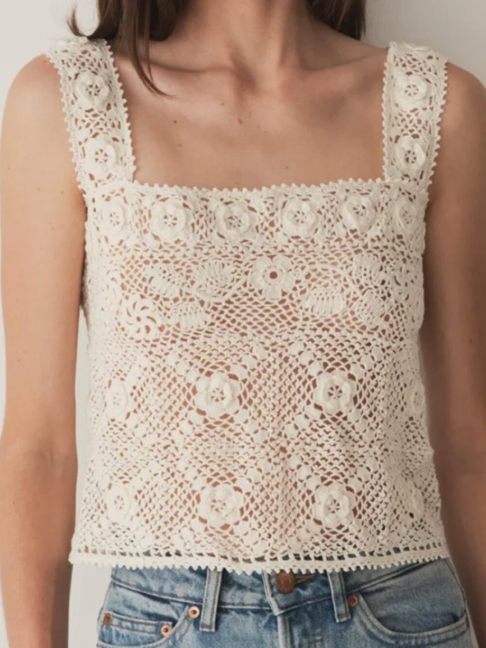 DÔEN Heirloom "Edwina" Top Hand-Crotched (Limited Edition)